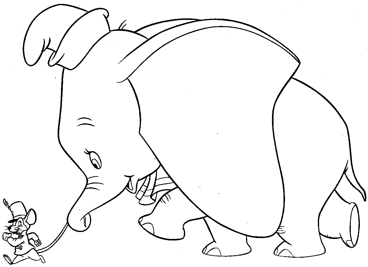 Dumbo kolorowanki